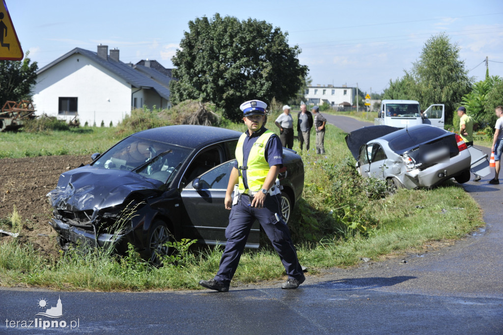 Zderzenie audi i nissana w Jastrzębiu
