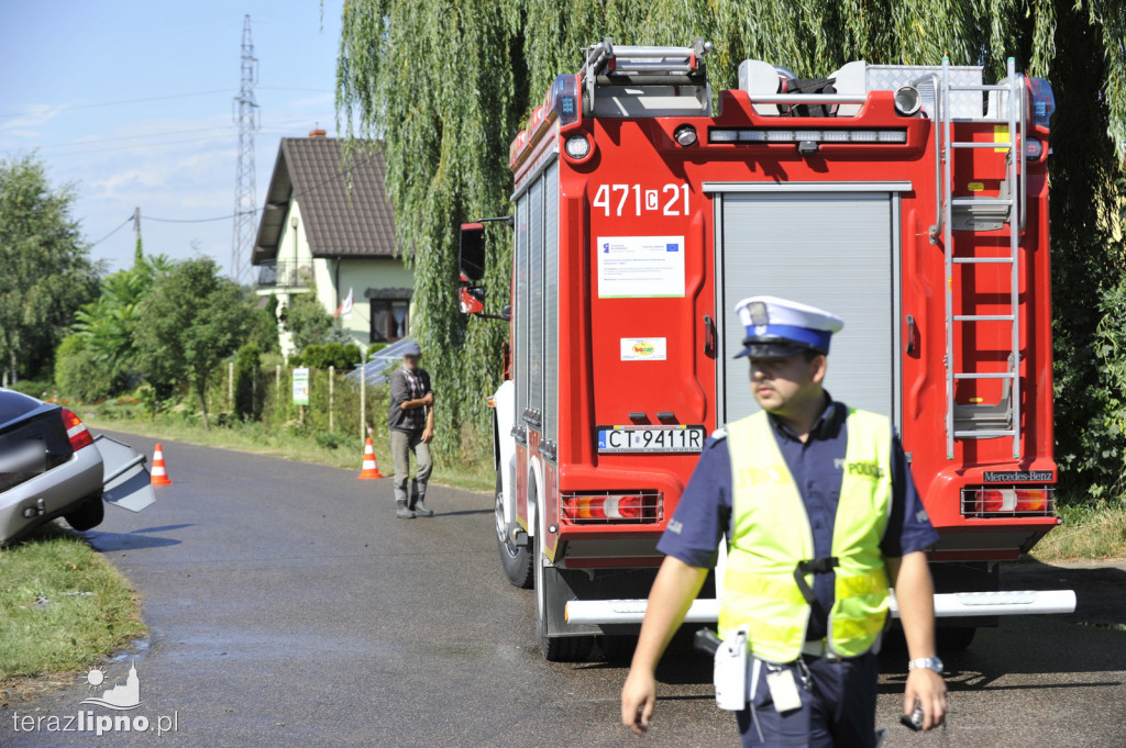 Zderzenie audi i nissana w Jastrzębiu