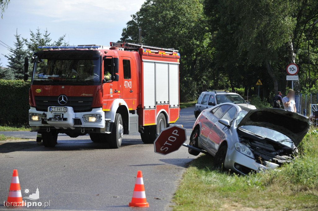 Zderzenie audi i nissana w Jastrzębiu