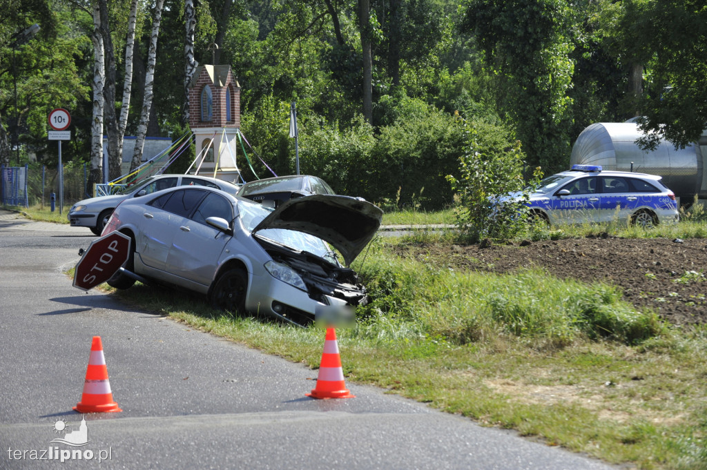 Zderzenie audi i nissana w Jastrzębiu