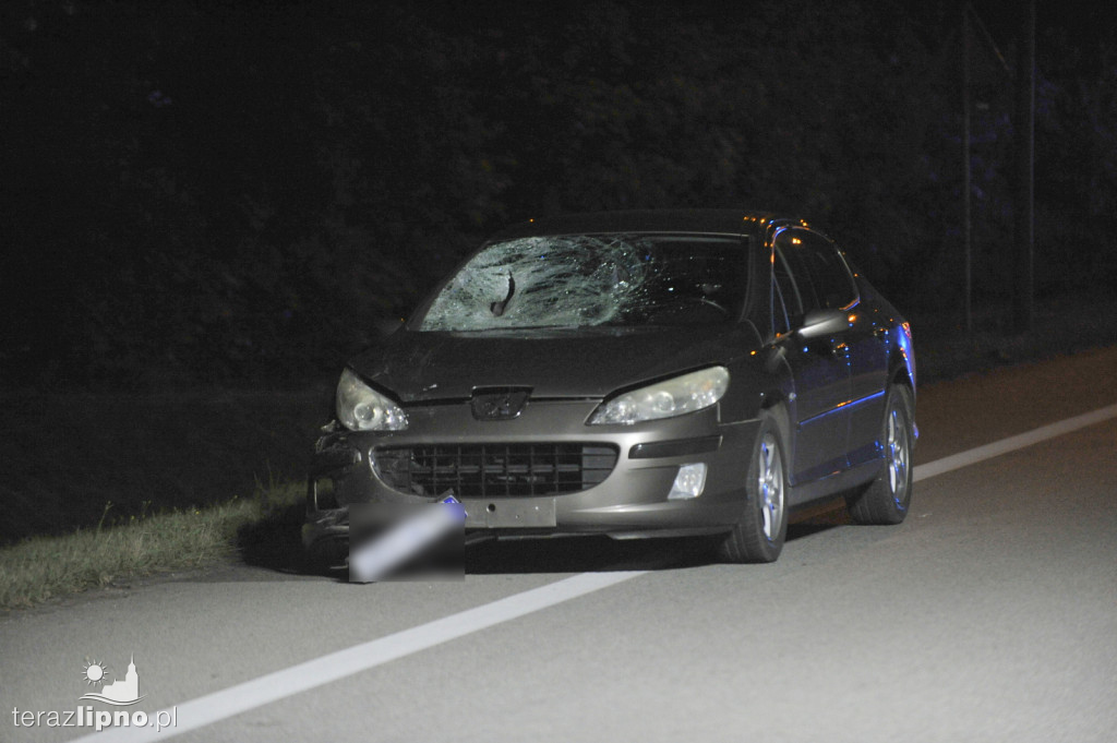 Wypadek na DK 10 w Lipnie