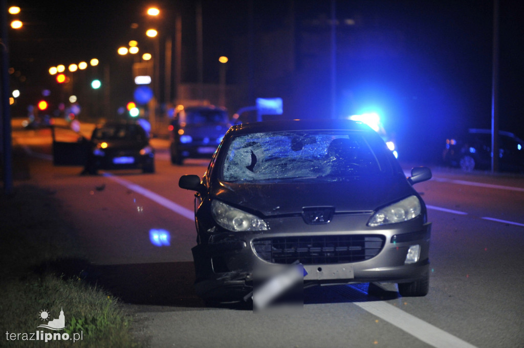 Wypadek na DK 10 w Lipnie