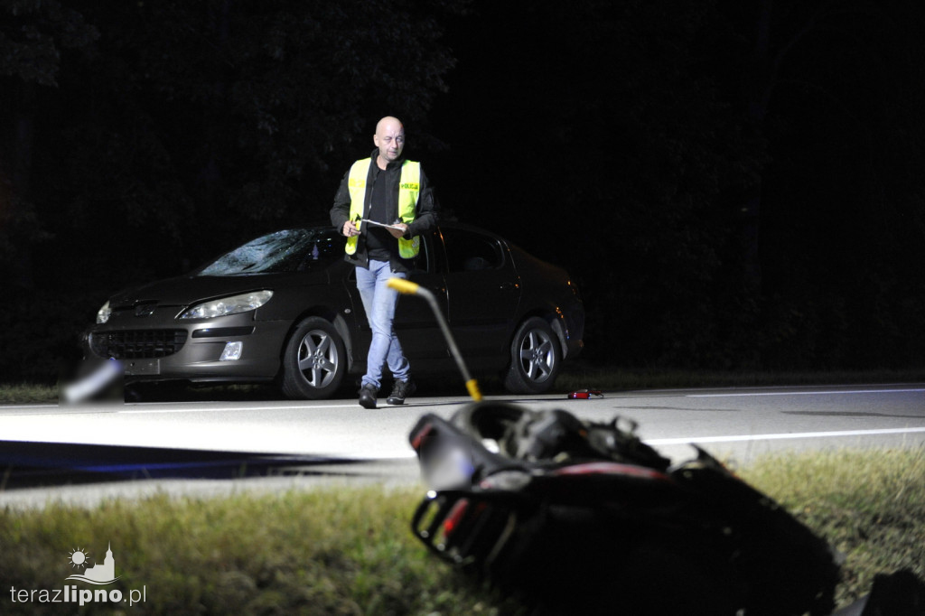 Wypadek na DK 10 w Lipnie