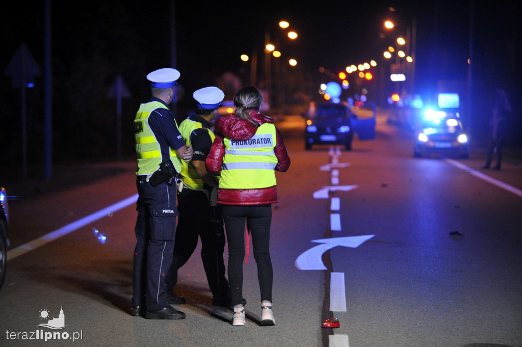 Wypadek na DK 10 w Lipnie