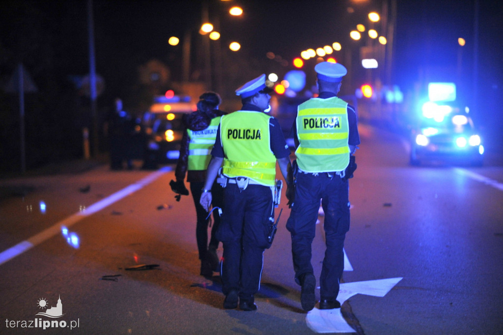 Wypadek na DK 10 w Lipnie