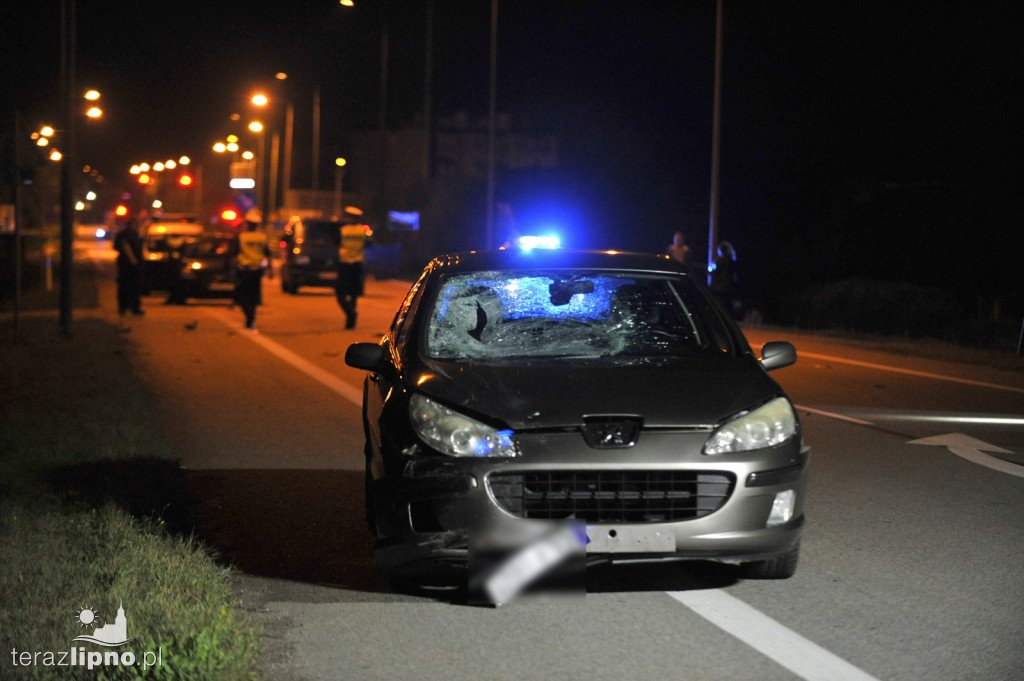 Wypadek na DK 10 w Lipnie