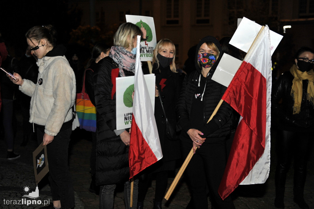 Strajk kobiet przeszedł ulicami Lipna