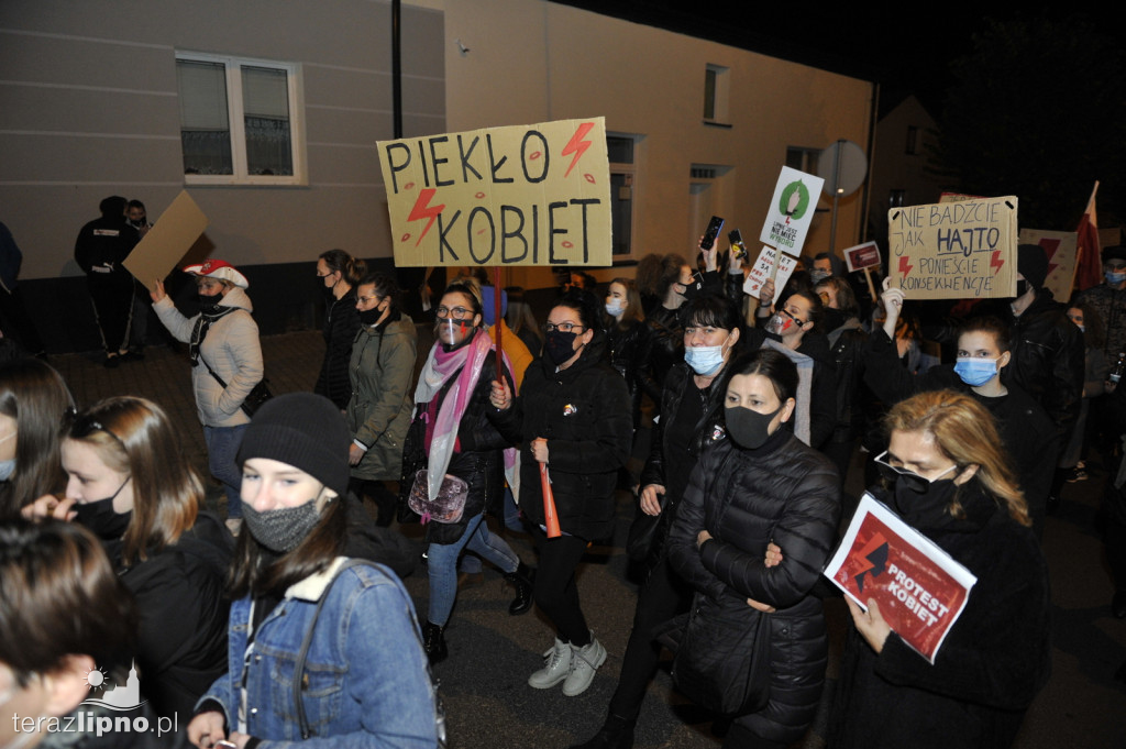 Strajk kobiet przeszedł ulicami Lipna