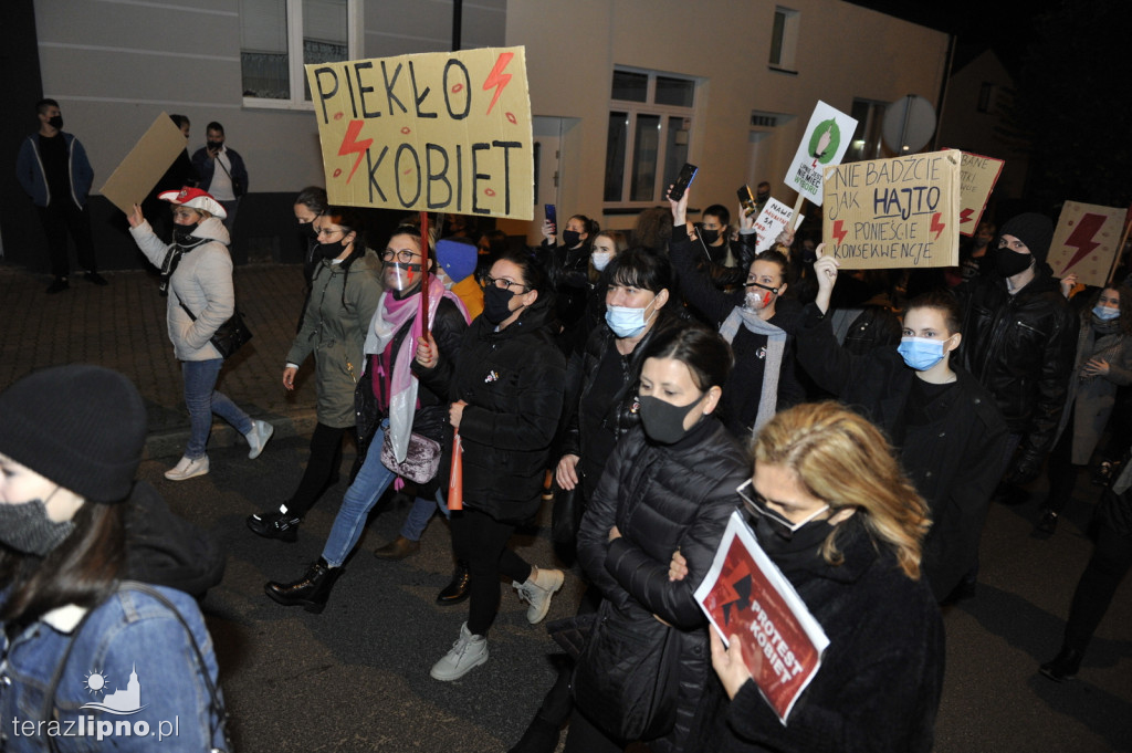 Strajk kobiet przeszedł ulicami Lipna