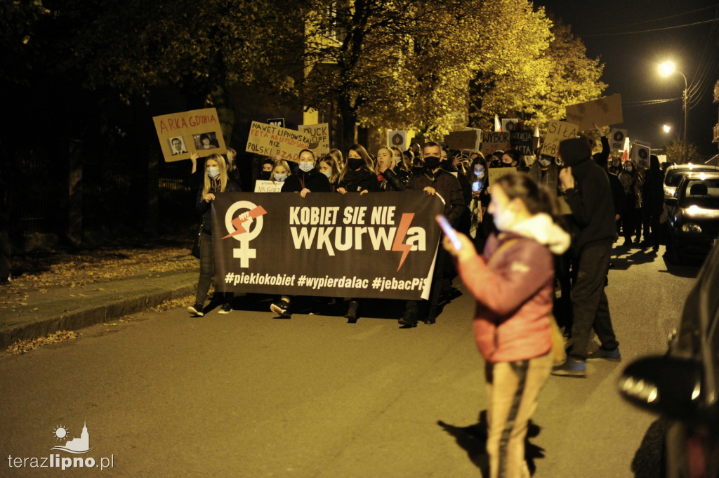 Strajk kobiet przeszedł ulicami Lipna