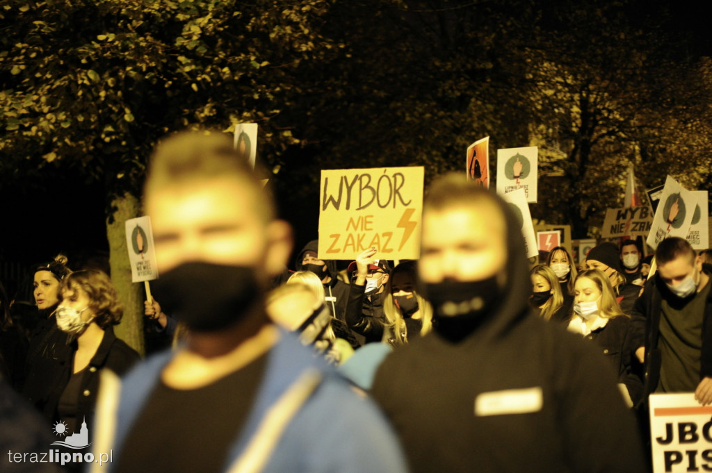 Strajk kobiet przeszedł ulicami Lipna