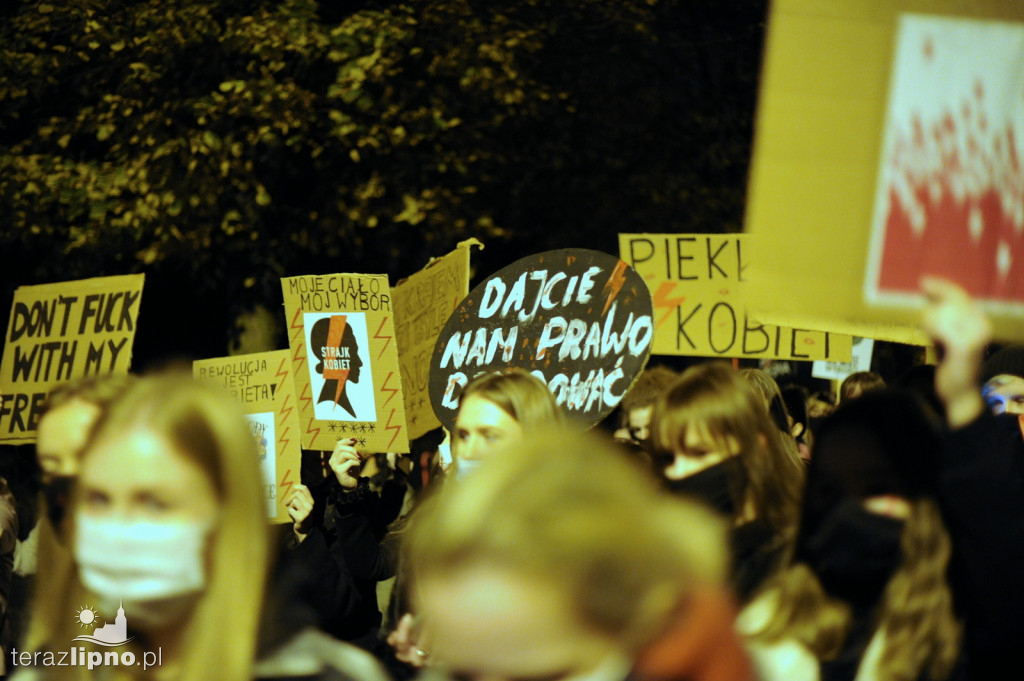 Strajk kobiet przeszedł ulicami Lipna
