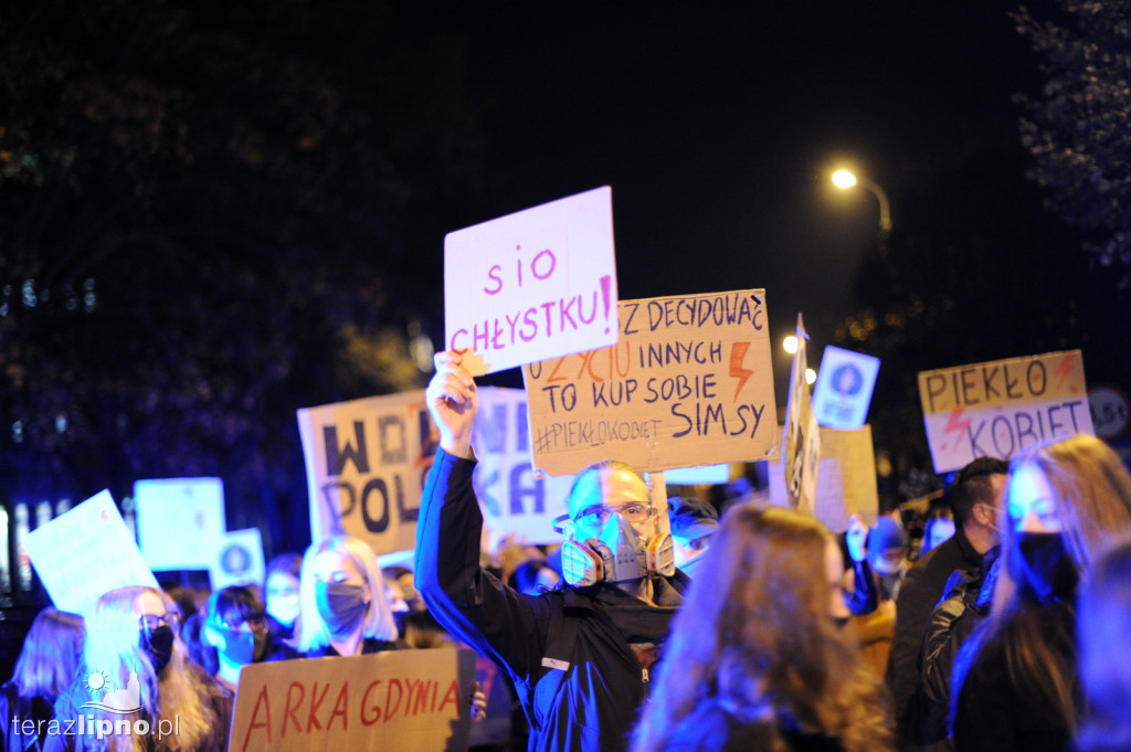 Strajk kobiet przeszedł ulicami Lipna