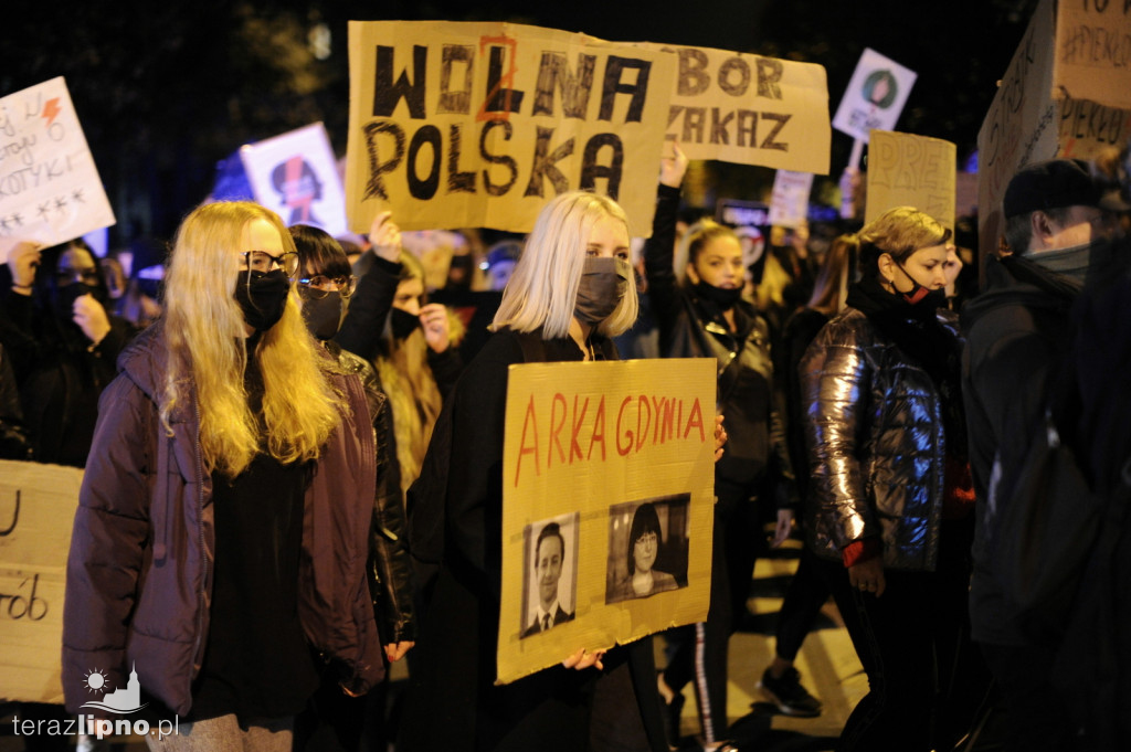 Strajk kobiet przeszedł ulicami Lipna
