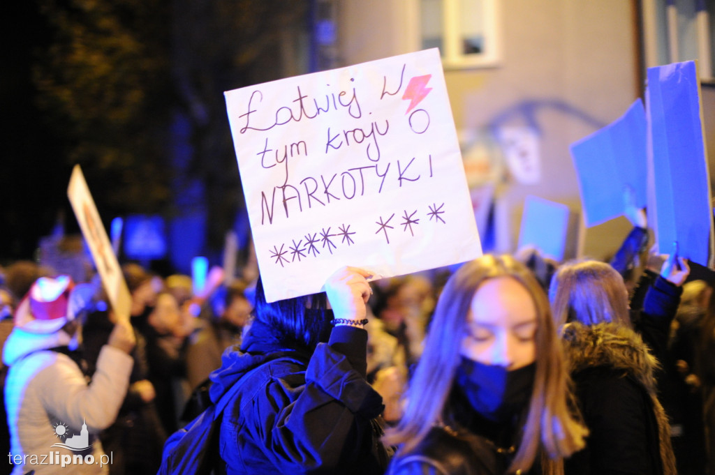 Strajk kobiet przeszedł ulicami Lipna