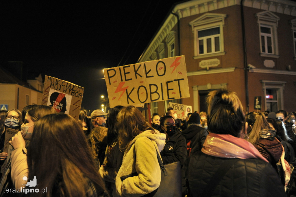 Strajk kobiet przeszedł ulicami Lipna