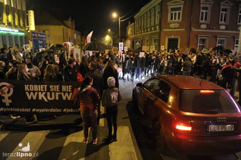 Strajk kobiet przeszedł ulicami Lipna