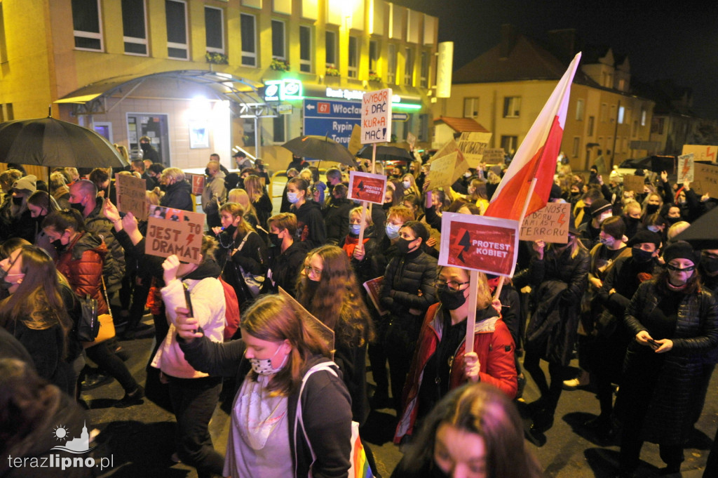 Strajk kobiet przeszedł ulicami Lipna