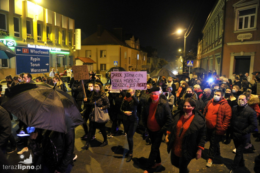 Strajk kobiet przeszedł ulicami Lipna