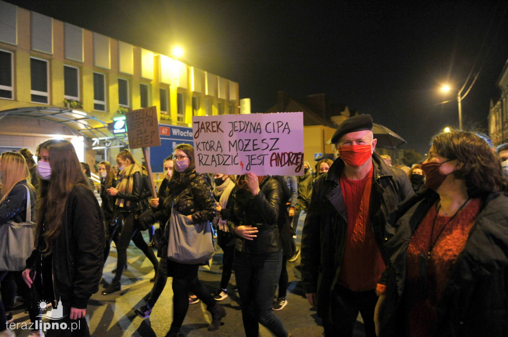 Strajk kobiet przeszedł ulicami Lipna