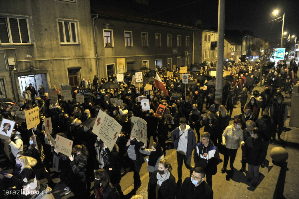 Strajk kobiet przeszedł ulicami Lipna