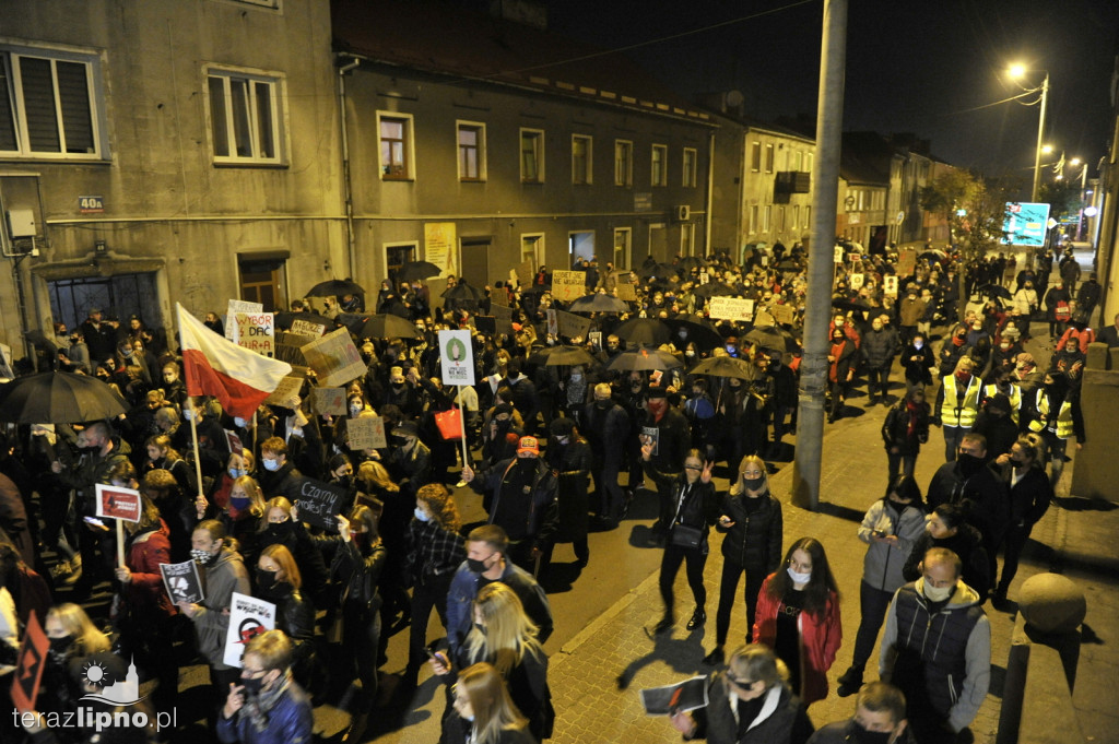 Strajk kobiet przeszedł ulicami Lipna