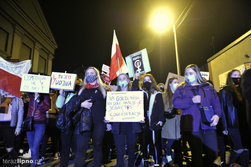 Strajk kobiet przeszedł ulicami Lipna