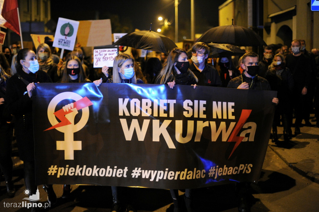 Strajk kobiet przeszedł ulicami Lipna
