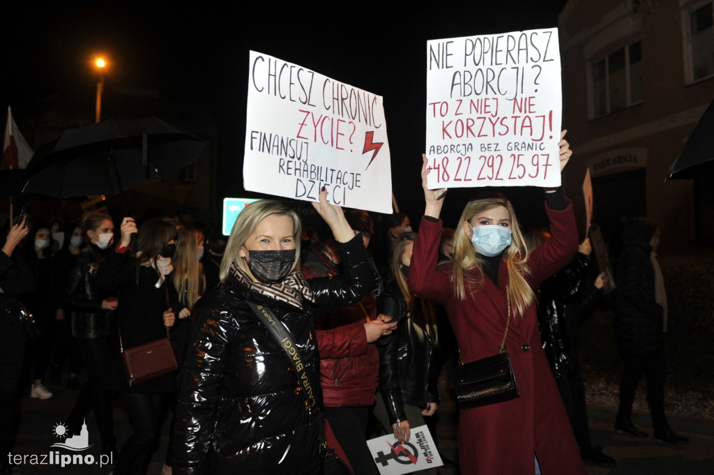 Strajk kobiet przeszedł ulicami Lipna