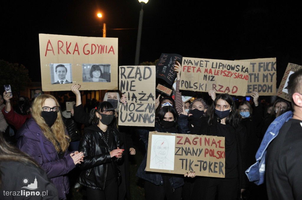 Strajk kobiet przeszedł ulicami Lipna