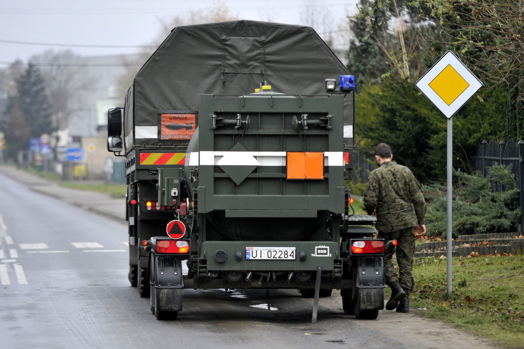 Interwencja patrolu saperskiego w Lipnie