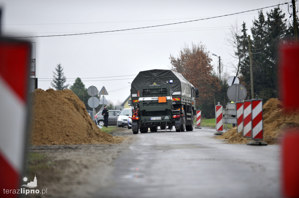 Interwencja patrolu saperskiego w Lipnie