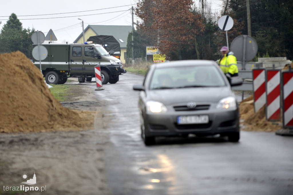 Interwencja patrolu saperskiego w Lipnie