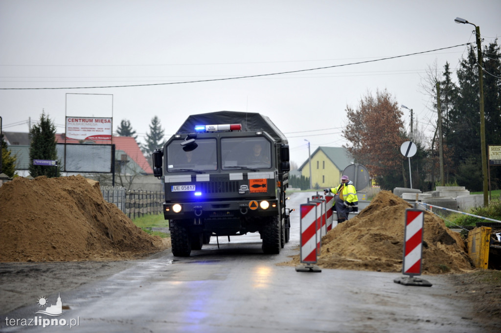Interwencja patrolu saperskiego w Lipnie