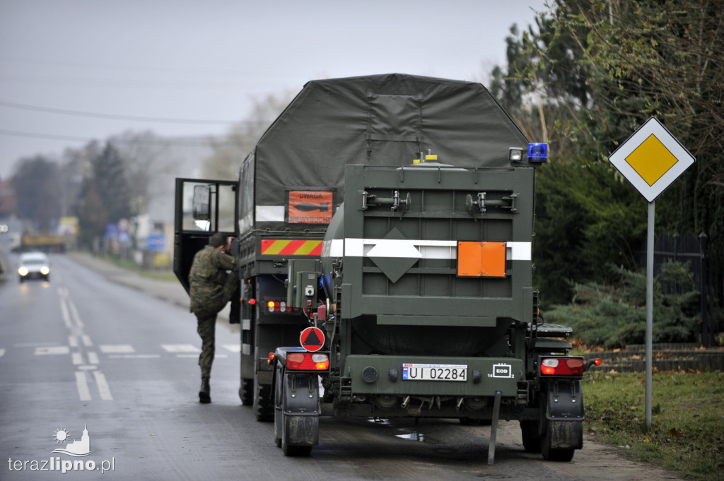 Interwencja patrolu saperskiego w Lipnie