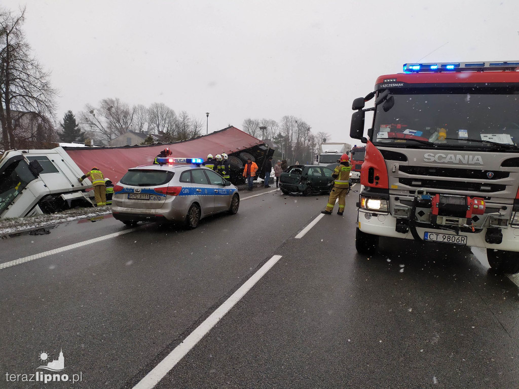 Groźna kolizja na DK 10 w Kikole