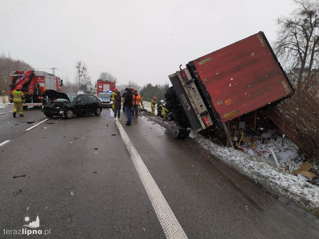 Groźna kolizja na DK 10 w Kikole