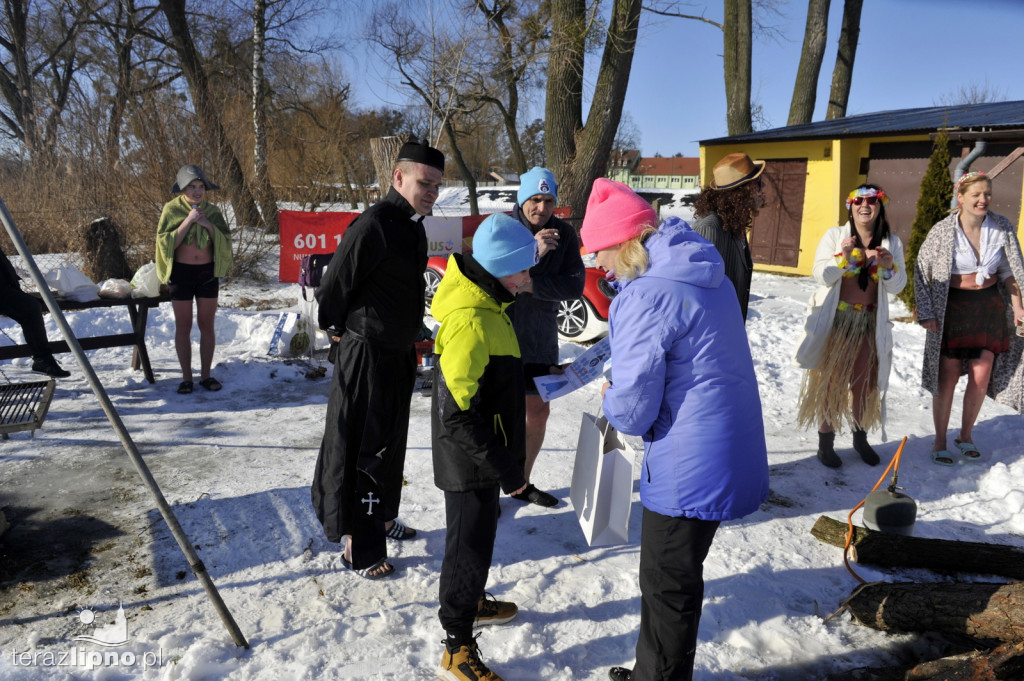 Walentynkowe morsowanie w Skępem