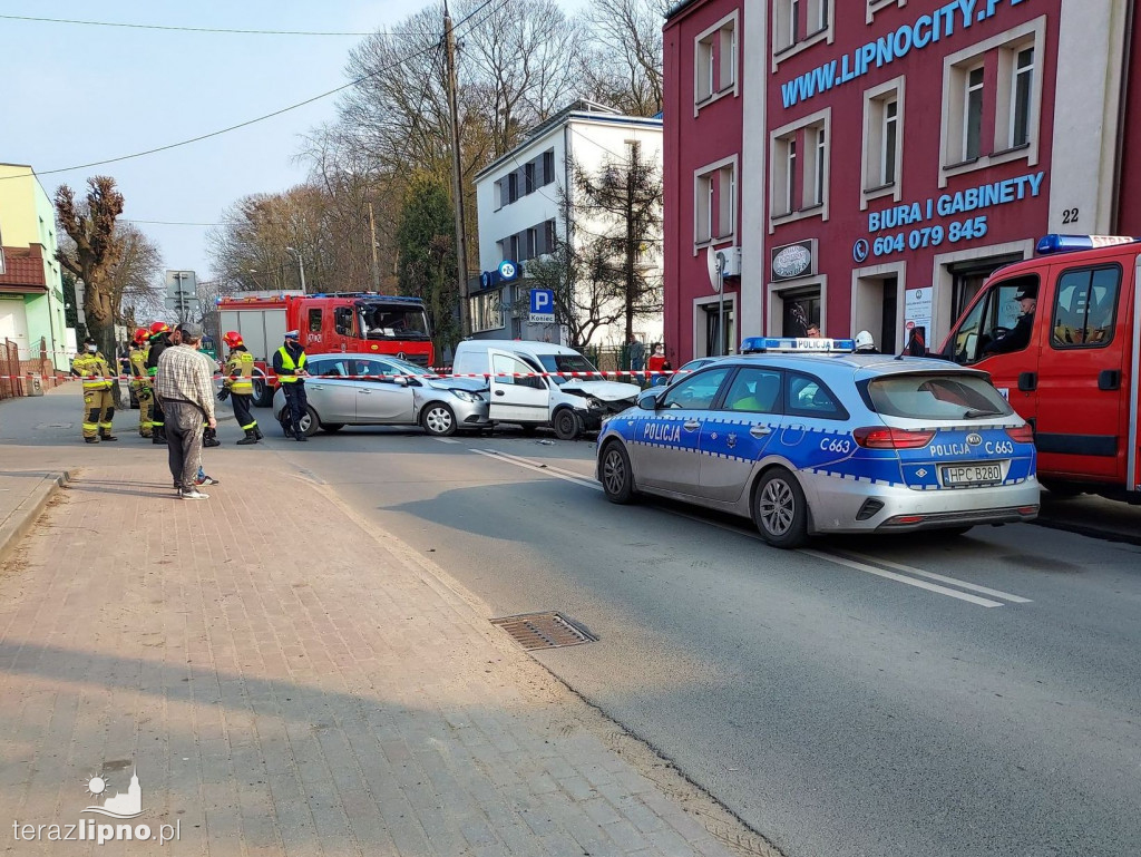 Zdarzenie na skrzyżowaniu Kościuszki - Słoneczna