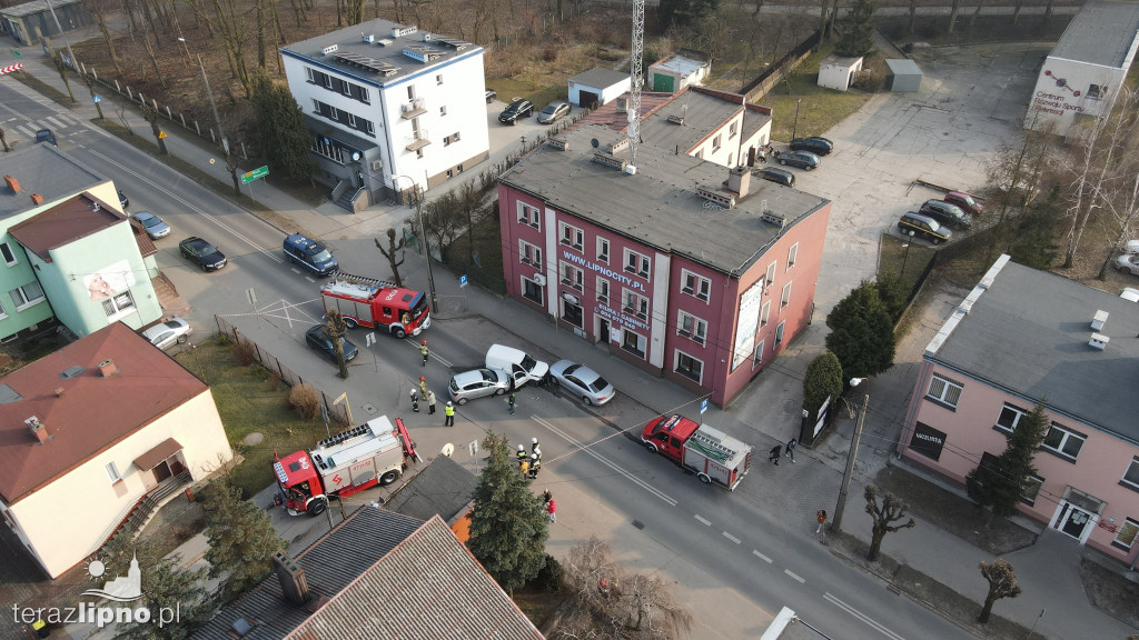 Zdarzenie na skrzyżowaniu Kościuszki - Słoneczna