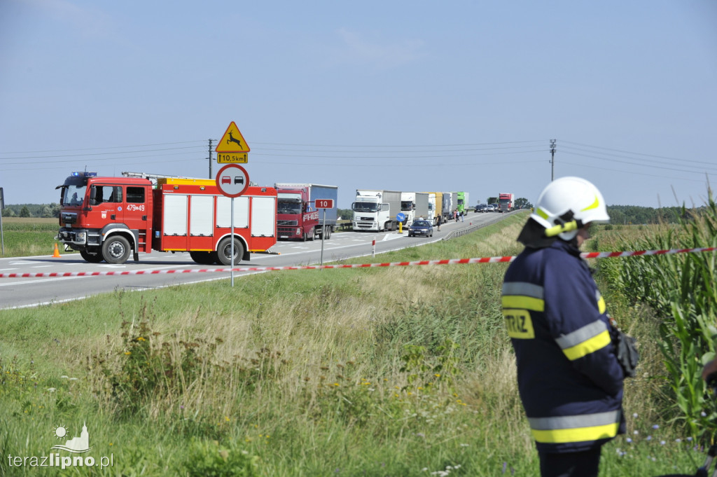 Groźne zdarzenie na DK10