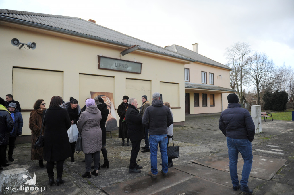 Powitanie Marszałka na dworcu w Lipnie
