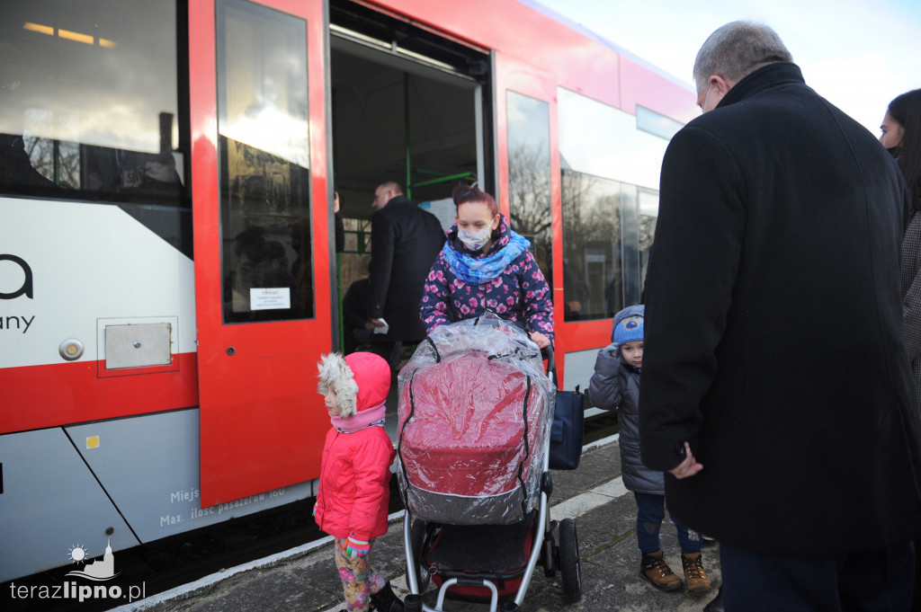 Powitanie Marszałka na dworcu w Lipnie