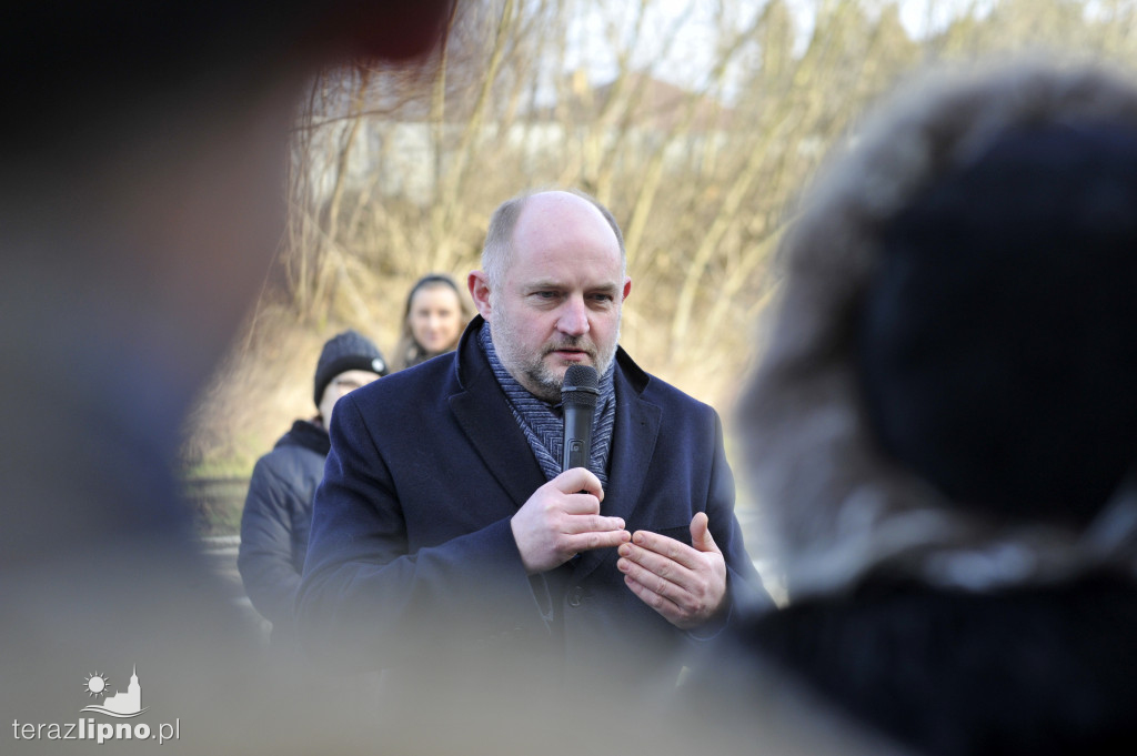 Powitanie Marszałka na dworcu w Lipnie
