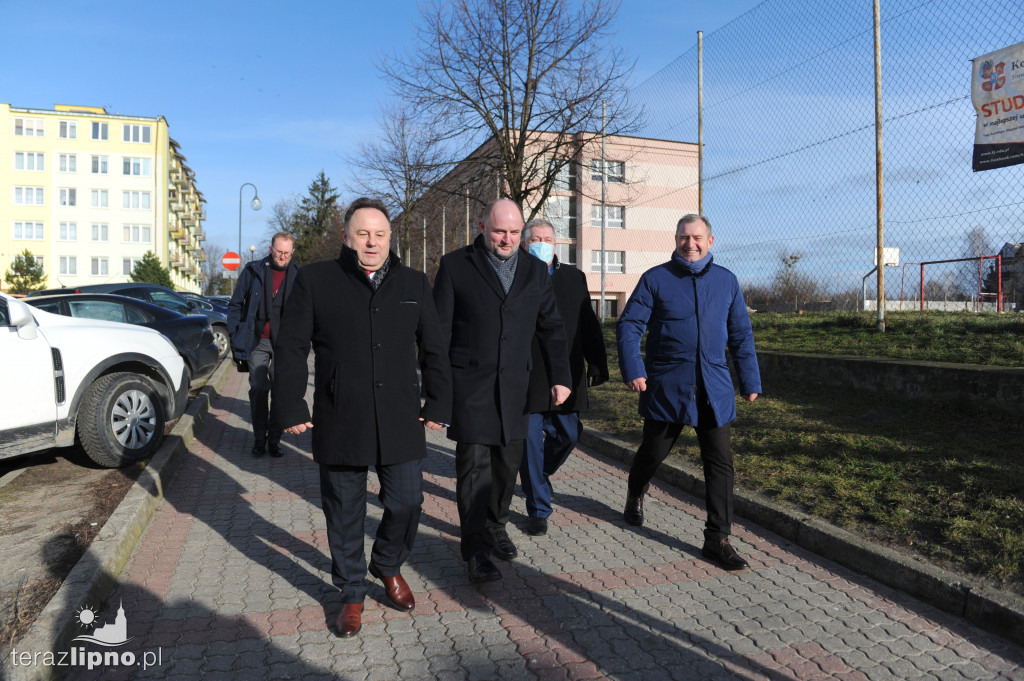 Powitanie Marszałka na dworcu w Lipnie