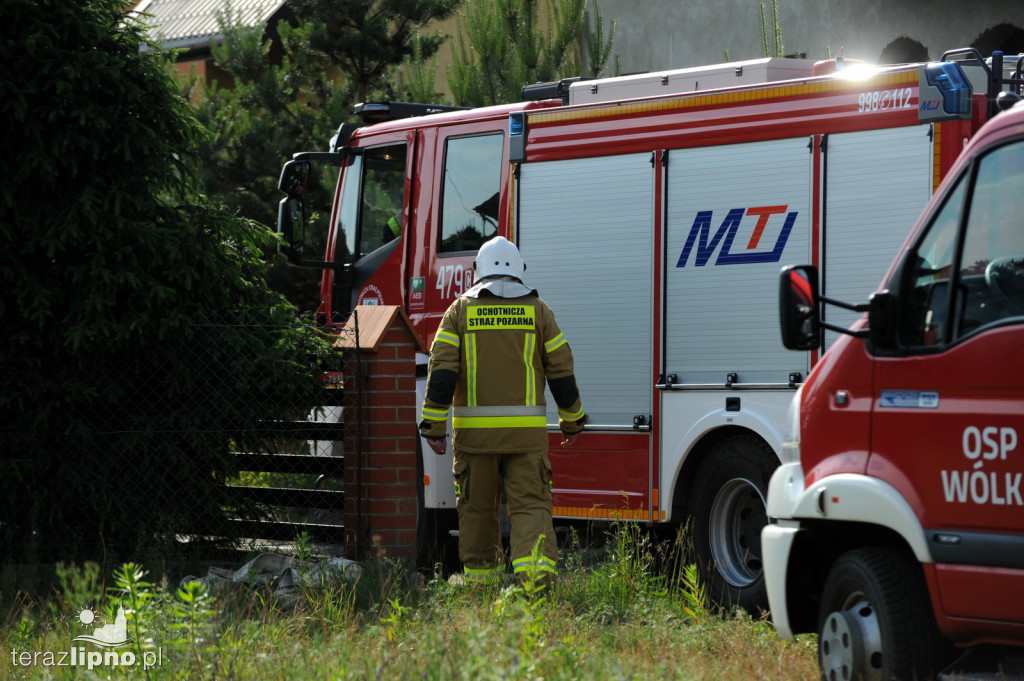 Pożar budynku mieszkalnego w Skępem