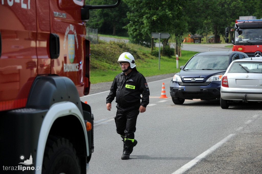 Dwa samochody zderzyły się na DK67