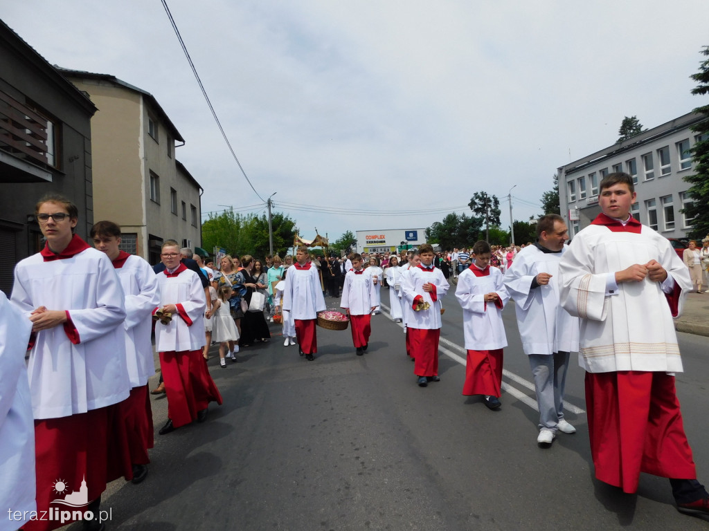 Procesja Bożego Ciała przeszła ulicami Lipna