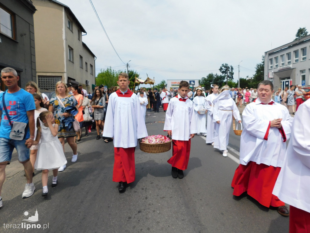 Procesja Bożego Ciała przeszła ulicami Lipna