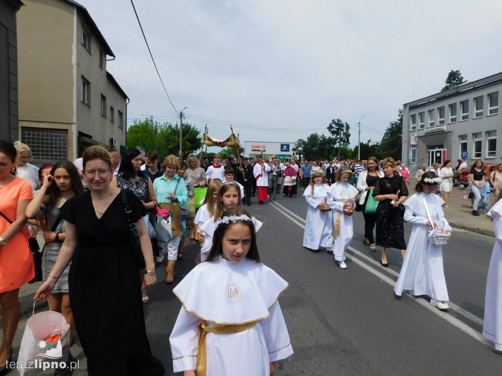 Procesja Bożego Ciała przeszła ulicami Lipna